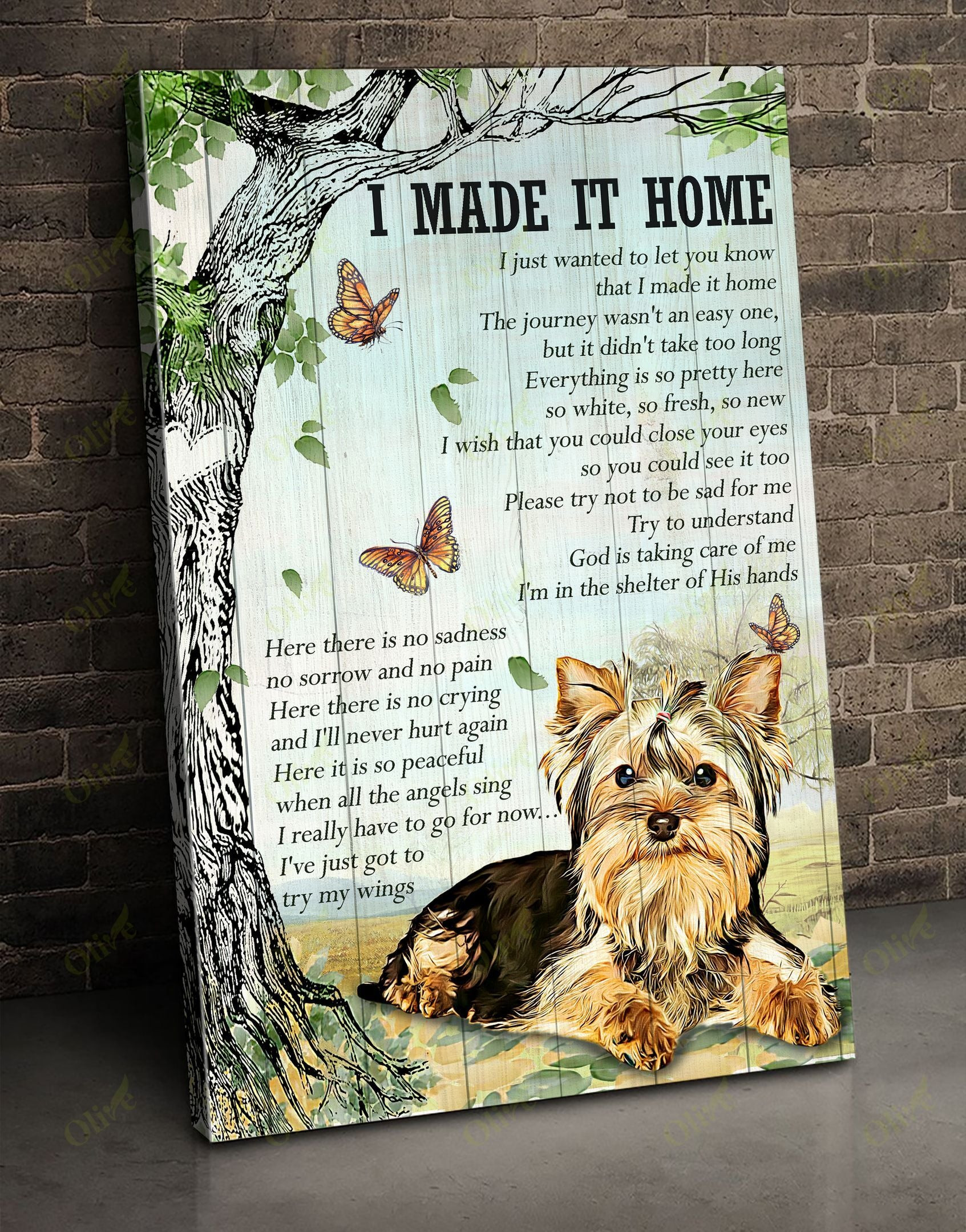 Yorkshire - I Made It Home Poster And Canvas Art Wall Decor