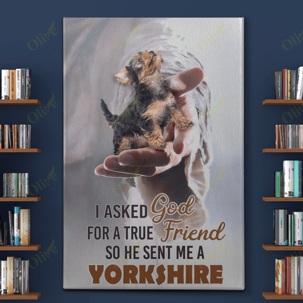 Yorkshire Is God Sent Poster And Canvas Art Wall Decor