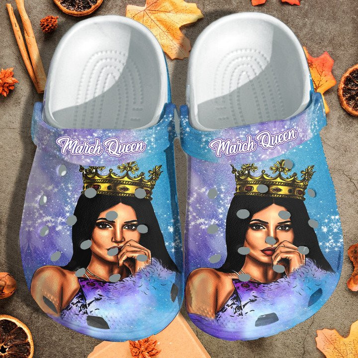Young Black Queen Personalized Shoes Clogs Crocs