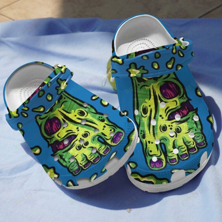 Zombie Feet Shoes Crocs Clogs Birthday Halloween Gifts For Men Women